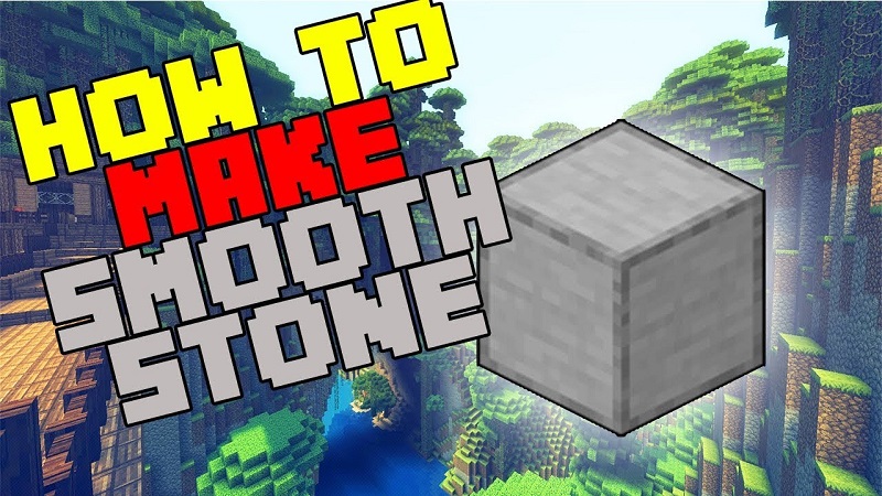 how to make smooth stone in minecraft