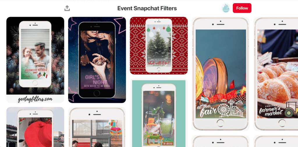 how to create a snapchat filter for an event​