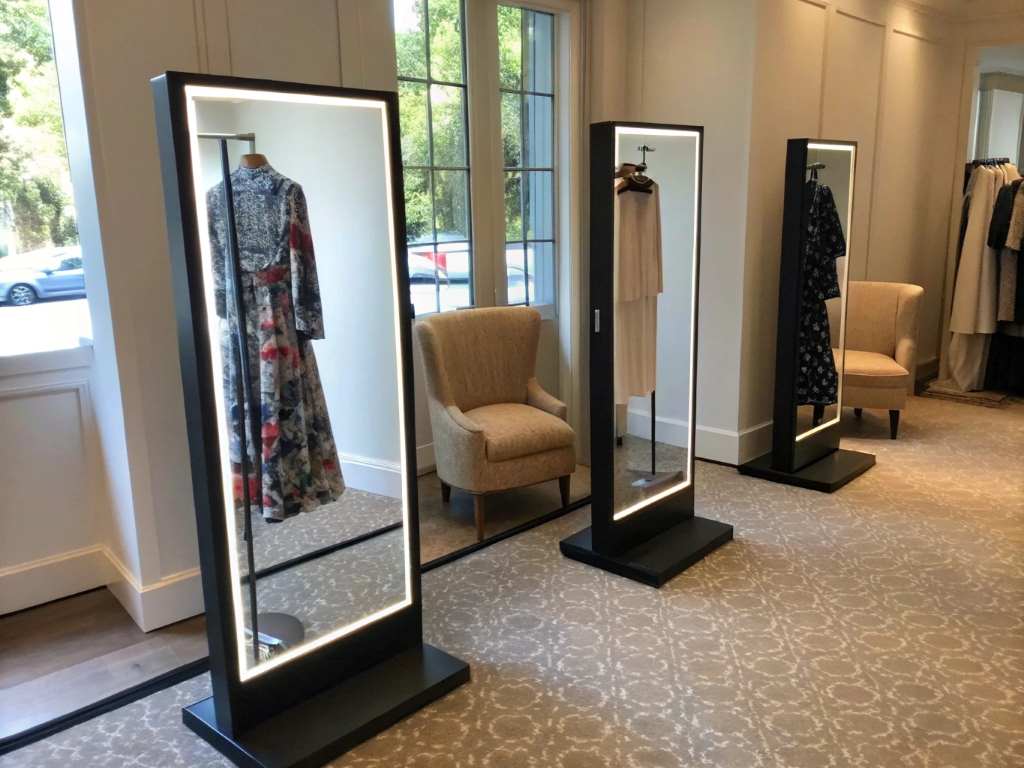 smart mirrors for virtual fashion try-ons