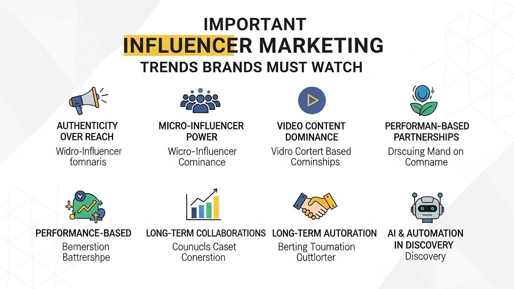 Influencer marketing trends explained with data