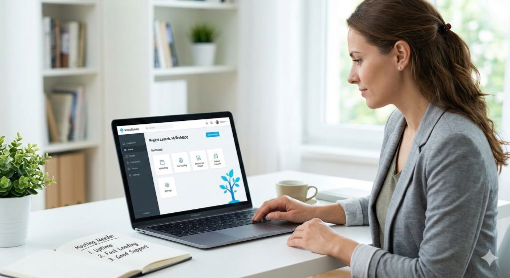 Comparison of hosting plans highlighting speed, uptime, and scalability features