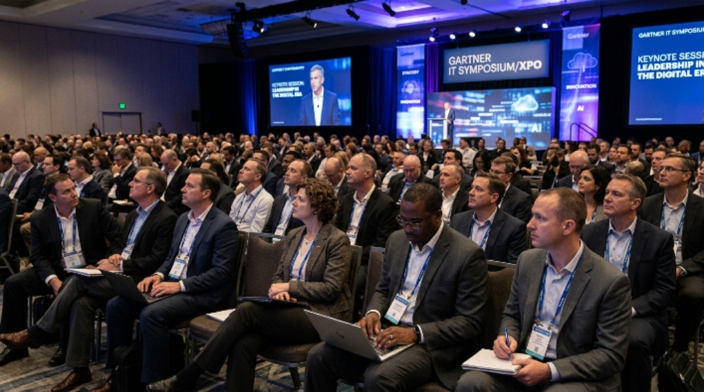 CIOs attending Gartner IT Symposium Xpo keynote session